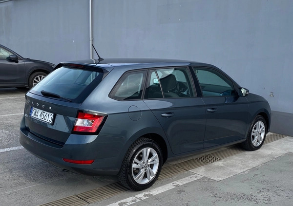 Skoda Fabia cena 48500 przebieg: 45567, rok produkcji 2019 z Kraków małe 781